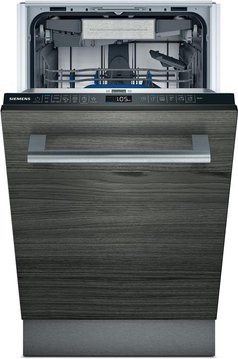 Посудомийна машина Siemens вбудовувана, 10компл., A++, 45см, дисплей, 3й кошик, білий SR75EX05MK фото
