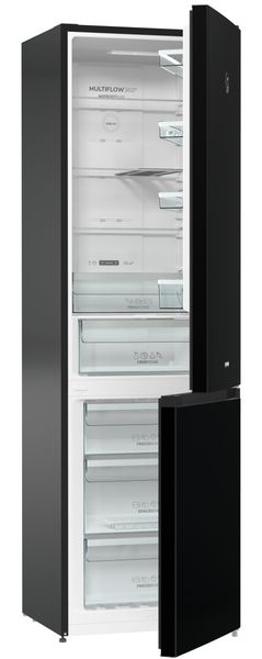 Холодильник з нижн. мороз. камерою Gorenje, 200х60х60см, 2 двері, 235( 96)л, А+, NF+ , Зона св-ті, Внутр. Диспл, Зов (NRK6201SYBK) NRK6201SYBK фото