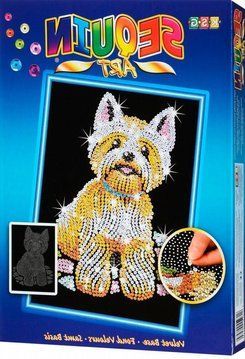 Набор для творчества BLUE Терьер Вести Sequin Art (SA0827) SA0827 фото