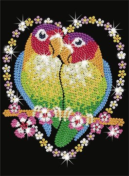 Набір для творчості Sequin Art BLUE Папуги Нерозлучники SA1002 - Уцінка SA1002 фото