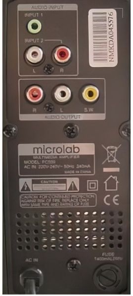 Акустическая система MICROLAB FC-550 2.1, 54W, mini-jack, черный - Уцінка FC-550 фото
