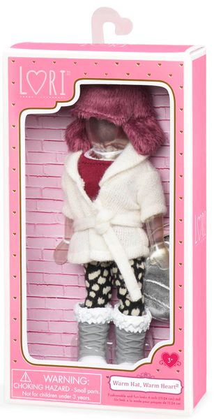 Набор одежды для кукол-Теплый жакет с шапкой LORI (LO30006Z) LO30006Z фото