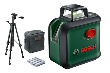 Нивелир лазерный Bosch UniversalLevel 360 Set, до 24м, ±0.4мм/м, +TT150+высокий, 0.56кг - Уцінка 0.603.663.B04 фото