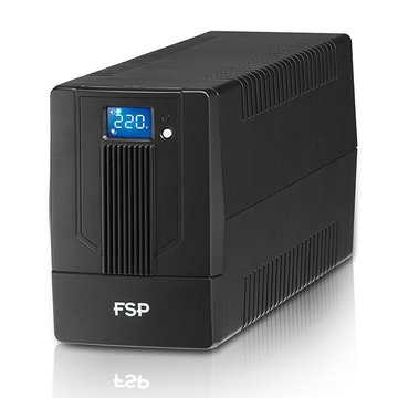 Джерело безперебійного живлення FSP iFP1000, 1000VA/600W, LCD, USB, 4xSchuko (PPF6001306) PPF6001306 фото