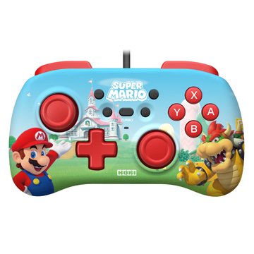 Геймпад проволочный Horipad Mini (Super Mario) для Nintendo Switch, Blue/Red 873124009019 фото