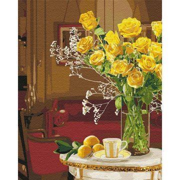 Картина за номерами. "Яскравий букет" 40 * 50см (KHO3096) KHO3096 фото
