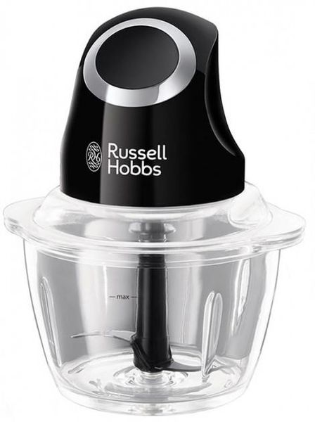 Измельчитель Russell Hobbs Matte Black, 200Вт, чаша-500мл, стекло, корпус-пластик, черный (24662-56) 24662-56 фото