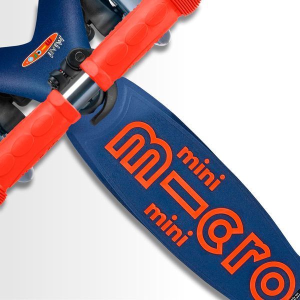 Самокат MICRO серии "Mini Deluxe" &ndash; ТЕМНО-СИНИЙ (до 50 kg, 3-х колесный) MMD073 - Уцінка 100354 фото