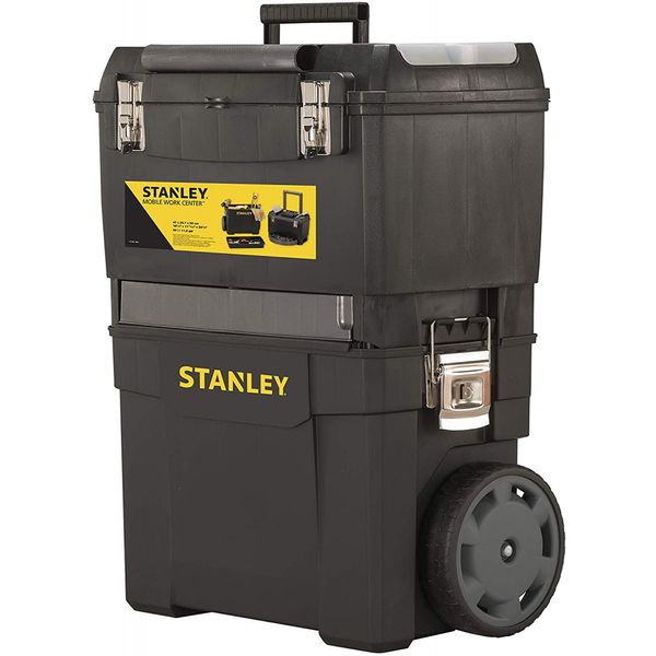Ящик для інструменту Stanley 2 в 1, з колесами, 47.3х30.2х62.7см (1-93-968) 1-93-968 фото