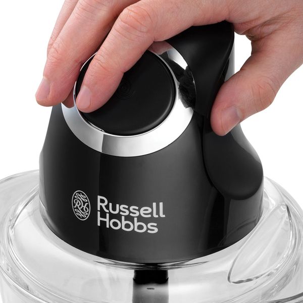 Измельчитель Russell Hobbs Matte Black, 200Вт, чаша-500мл, стекло, корпус-пластик, черный (24662-56) 24662-56 фото