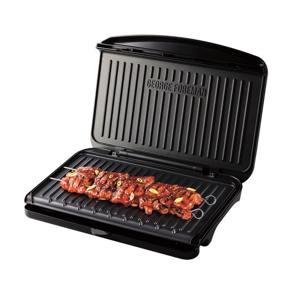 Гриль George Foreman прижимной Fit Grill Large, 2400Вт, темп. режимов-1, пластик, черный (25820-56) 25820-56 фото