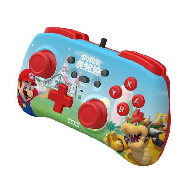 Геймпад проволочный Horipad Mini (Super Mario) для Nintendo Switch, Blue/Red (873124009019) 873124009019 фото