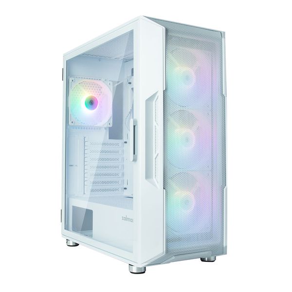 Корпус Zalman I3 Neo, без БЖ, 1xUSB3.0, 2xUSB2.0, 4x120mm RGB fans, TG Side Panel, ATX, білий (I3NEOWHITE) I3NEOWHITE фото