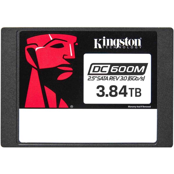 Накопичувач SSD Kingston 2.5" 3.8TB SATA DC600M (SEDC600M/3840G) SEDC600M/3840G фото