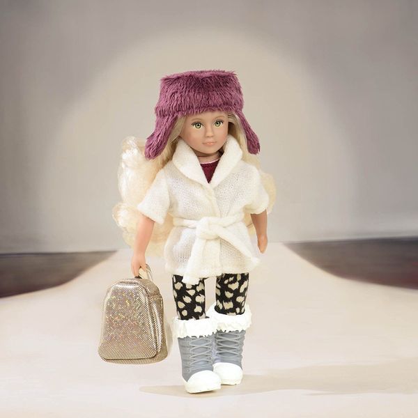 Набор одежды для кукол-Теплый жакет с шапкой LORI (LO30006Z) LO30006Z фото