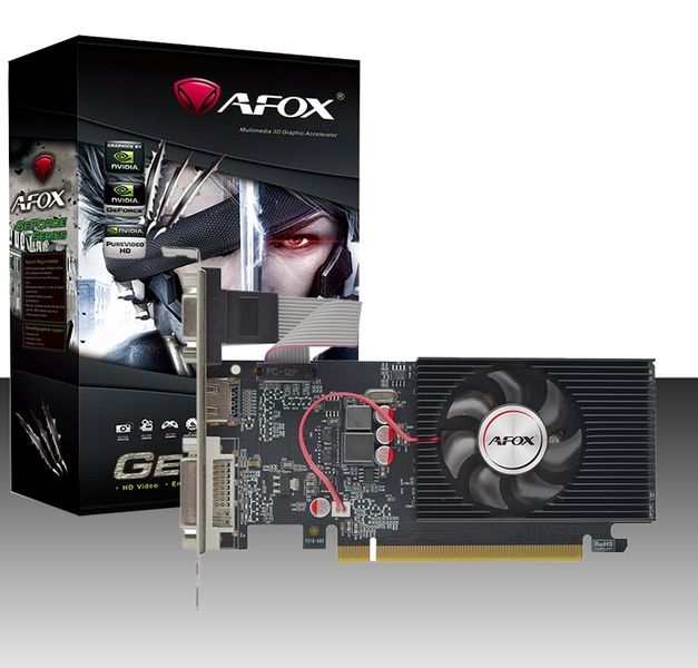 Відеокарта AFOX GeForce GT 220 1GB GDDR3 LP AF220-1024D3L2 фото
