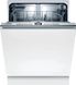 Посудомийна машина Bosch вбудовувана, 13компл., A+, 60см, дисплей, білий (SMV4HAX40K)