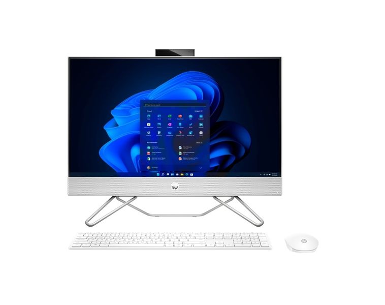 Комп'ютер персональний моноблок HP 240-G9 23.8" FHD IPS AG, Intel i3-1215U, 8GB, F256GB, UMA, WiFi, кл+м, 3р, Win11P, білий (6B1Z0EA) 6B1Z0EA фото