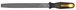 Напильник по металлу TOPEX, плоский, рукоятка двухкомпонентная, 200мм