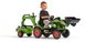 Детский трактор на педалях с прицепом, передним и задним ковшиком Falk CLAAS ARION (цвет - зеленый) (2040N)