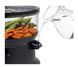 Пароварка Tefal на 2 яруси, 900Вт, чаша-2.9+3.1л, резервуар для води -1,5л, механічне керування, пластик, чорний (VC140131)