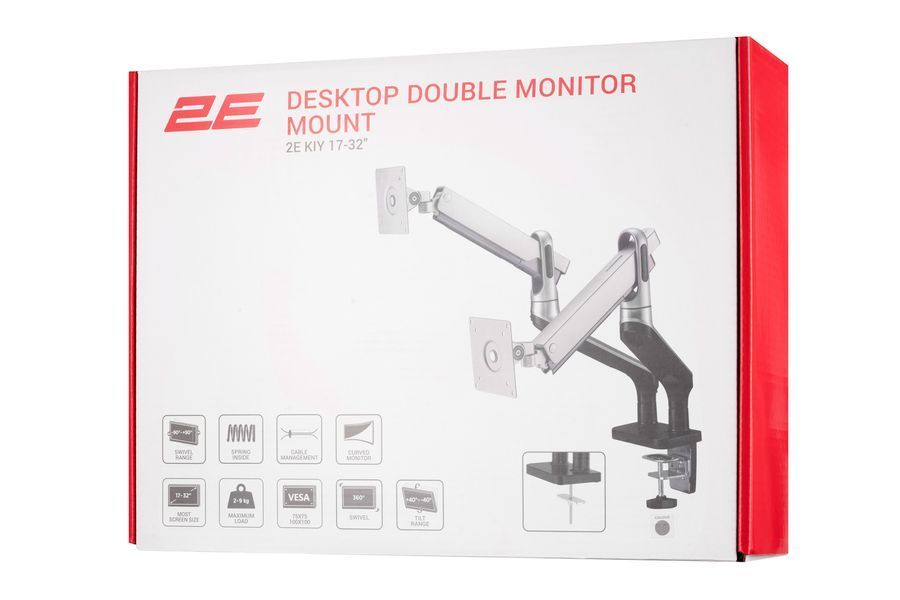 Крепление мониторов 2E Kiy настольное (2EDGERED2) 2EDGERED2 фото