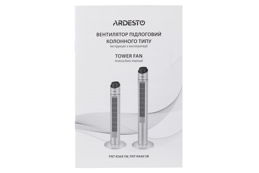Напольный вентилятор колонного типа Ardesto FNT-R44X1W фото