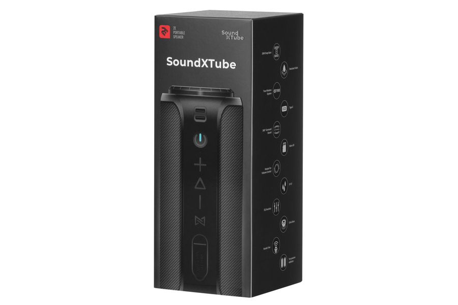 Акустична система 2E SoundXTube TWS, MP3, Wireless, Waterproof Black 2E-BSSXTW фото