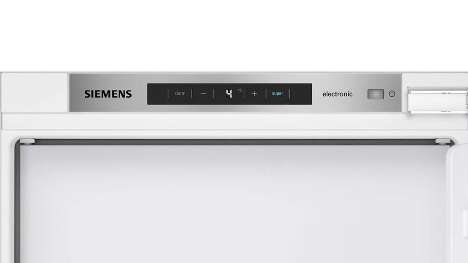 Холодильник Siemens вбуд. з нижн. мороз., 177x55x55, xолод.відд.-252л, мороз.відд.-35л, 2дв., А++, ST, білий (KI82LAFF0) KI82LAFF0 фото