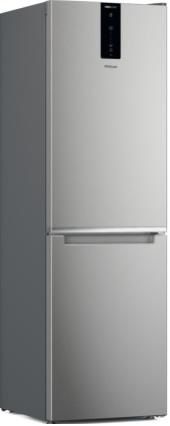 Холодильник Whirlpool з нижн. мороз., 191x60х68, холод.відд.-231л, мороз.відд.-104л, 2дв., А+, NF, дисплей, зона нульова, нерж (W7X81OOX0) W7X81OOX0 фото