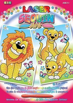 Набор для творчества LASER Lions Sequin Art (SA1318) SA1318 фото