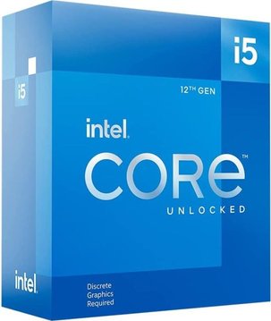 Центральний процесор Intel Core i5-12600KF 10C/16T 3.7GHz 20Mb LGA1700 125W w/o graphics Box BX8071512600KF фото