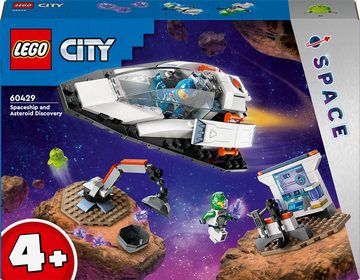 Конструктор LEGO City Космічний корабель і дослідження астероїда 126 деталей (60429) 60429 фото