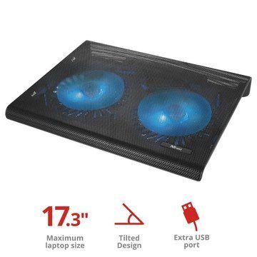 Підставка для ноутбука Trust Azul, до 17.3", 2xUSB-A, BLUE LED, чорний - Уцінка 20104_TRUST фото
