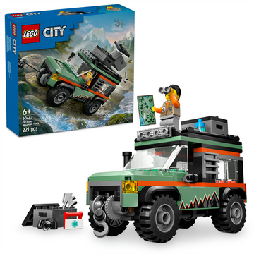 Конструктор LEGO City Позашляхова гірська вантажівка 4x4, 221 деталь (60447) 60447 фото