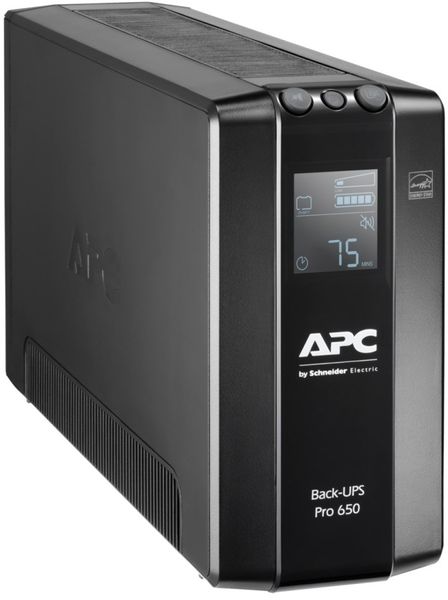 Джерело безперебійного живлення APC Back-UPS Pro 650VA/390W, LCD, USB, 6xC13 (BR650MI) BR650MI фото