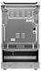 Плита Electrolux комбінована, 54л, 50x60см, дисплей, конвекція, білий (LKK540201W)