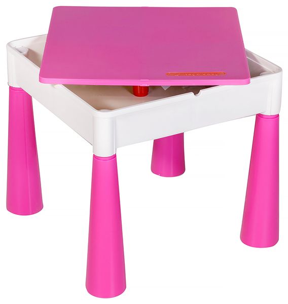 Стіл і 2 стільчика Tega Mamut 899P dark pink-white 621567 фото