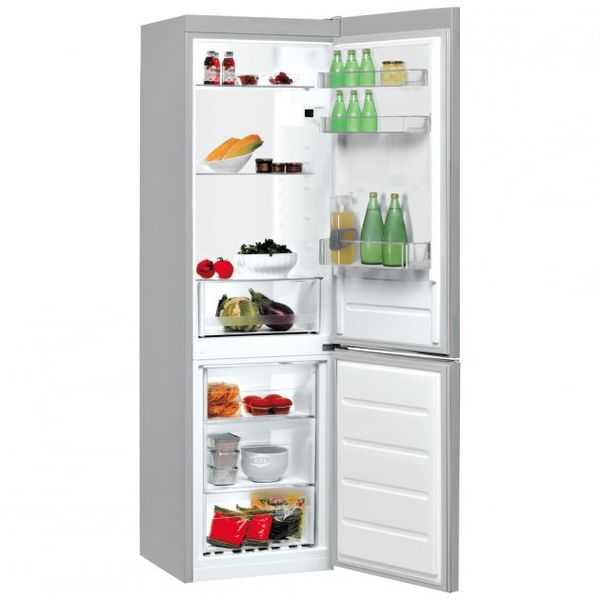 Холодильник Indesit з нижн. мороз., 176x60х66, холод.відд.-197л, мороз.відд.-111л, 2дв., А+, ST, сріблястий (LI7S1ES) LI7S1ES фото