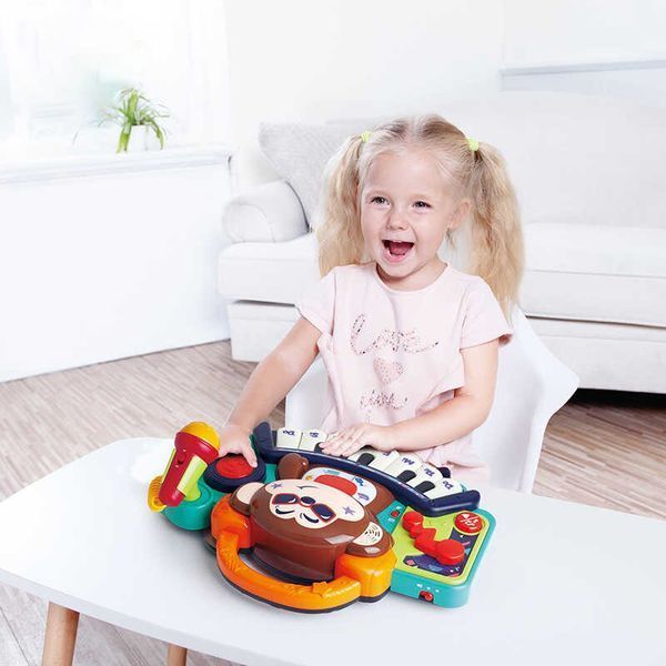 Музыкальная игрушка Hola Toys Пианино-обезьянка с микрофоном (3137) 3137 фото