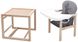 Стульчик- трансформер Babyroom Винни-230 eko без лака пластиковая столешница серый-графит (мишка и звезда) (626046) BR-626046 фото