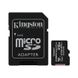 Карта пам'яті Kingston microSD 512GB C10 UHS-I U3 A1 R100/W85MB/s + SD (SDCS2/512GB)
