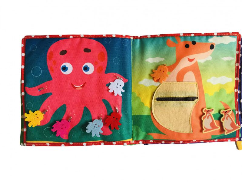 Текстильная развивающая книга для малышей Bambini "Пони" (403679) 403679 фото