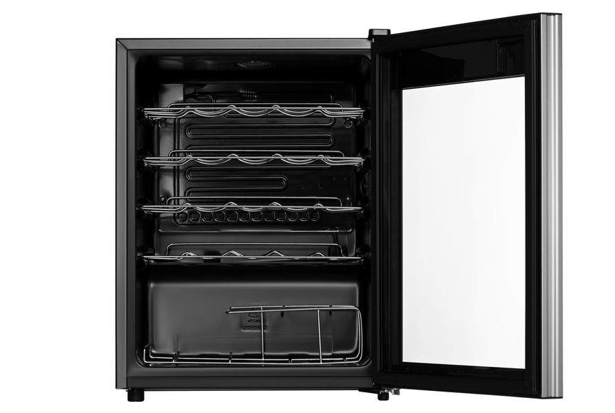 Холодильник ARDESTO для вина, 64.2x48х44, мороз.отд.-66л, зон - 1, бут-24, ST, диспл внутр., черный WCF-M24 - Уцінка WCF-M24 фото