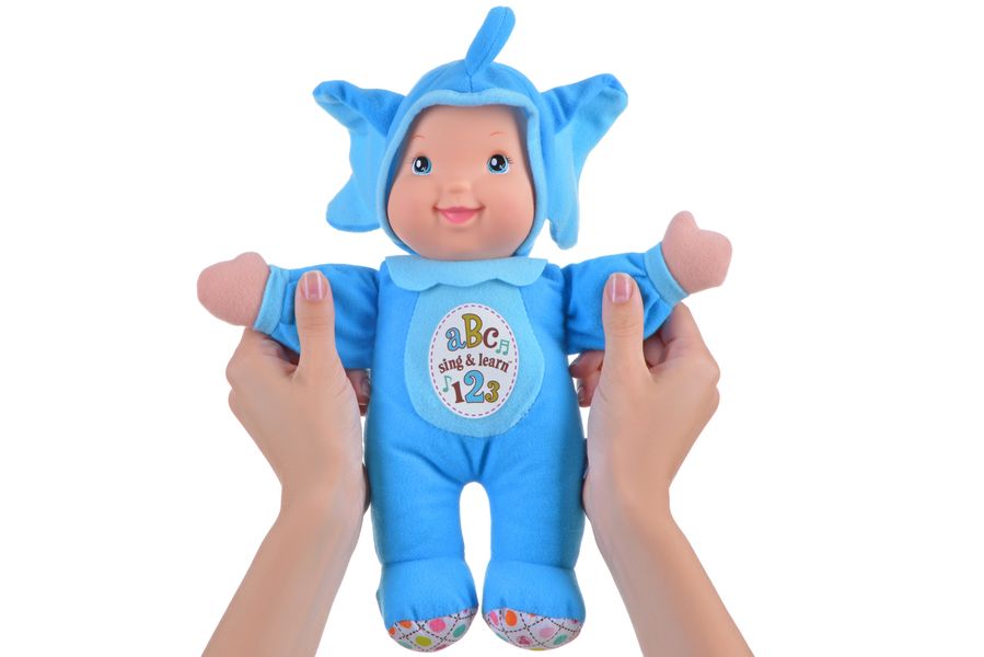 Кукла Sing and Learn Пой и Учись (голубой слоник) Baby's First 21180-1 21180 фото