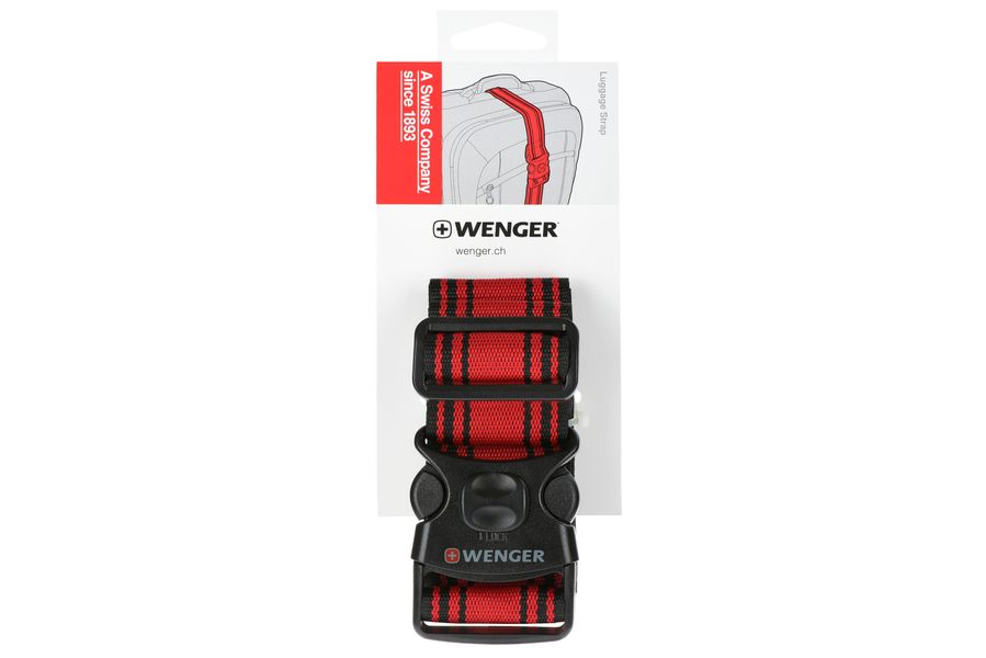 Багажний пасок Wenger Luggage Strap, чорно-червоний (604597) 604597 фото