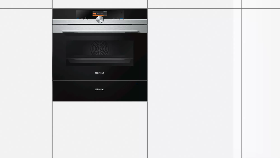 Машина для подогрева посуды Siemens встраиваемая, 60см, черный BI630CNS1 фото