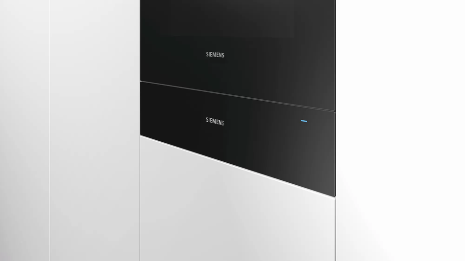Машина для подогрева посуды Siemens встраиваемая, 60см, черный BI630CNS1 фото