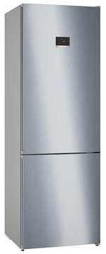 Холодильник Bosch с нижн. мороз., 203x70x67, холод.отд.-330л, мороз.отд.-105л, 2дв., А++, NF, дисплей, белый KGN49XW306 KGN49XID0U фото