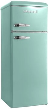Холодильник Snaige з верхн. мороз., 147.5x56х63, холод.відд.-166л, мороз.відд.-46л, 2дв., A++, ST, retro, бірюза (FR24SM-PRDL0E) FR24SM-PRDL0E фото